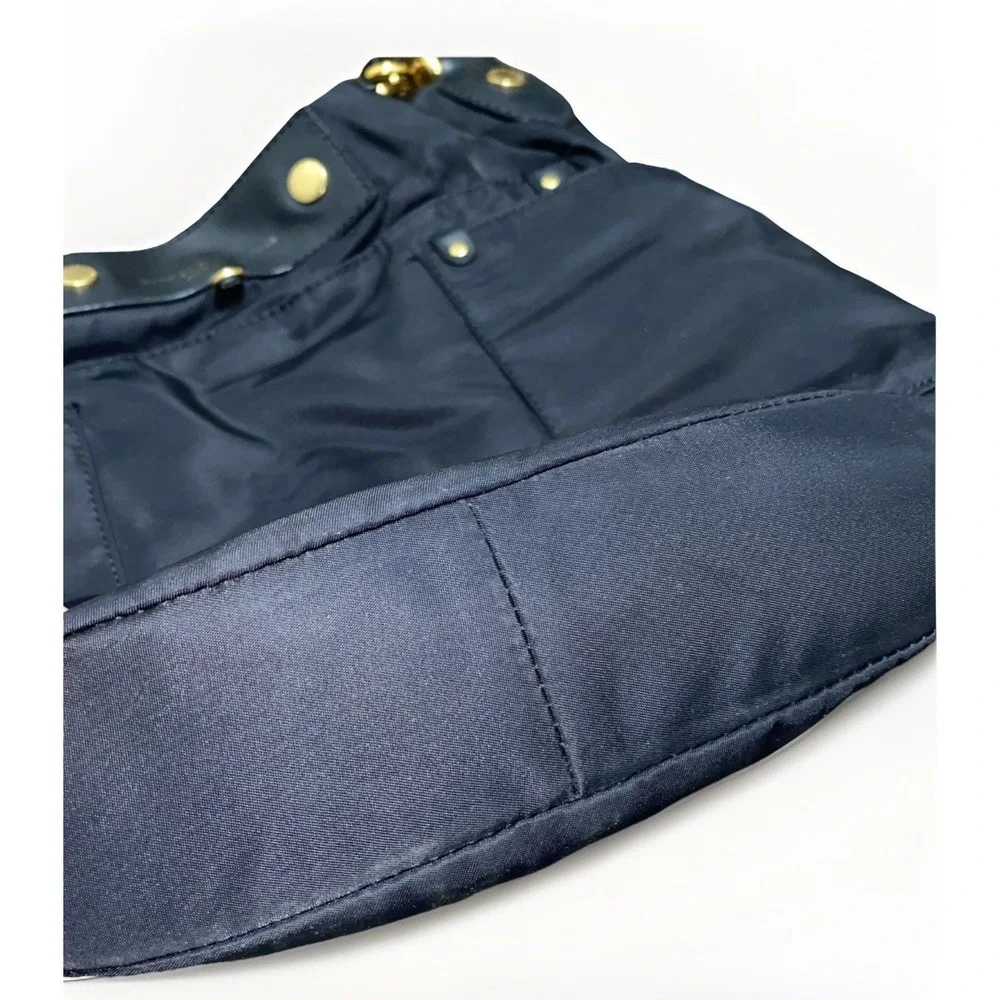 MARC BY MARC JACOBS Preppy‎ Black Nylon Hobo Shoulder Bag Purse